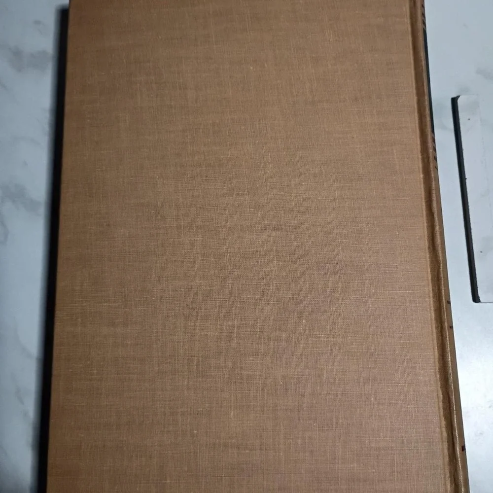 Vintage Outstanding Events of 1953 Hardcover History Book Tan Clothbound